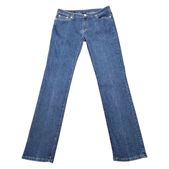 Vintage Y2K Coogi Jeans Australian Hip Hop Blue Denim Eagle Sword Streetwear 14 - Picture 4 of 11